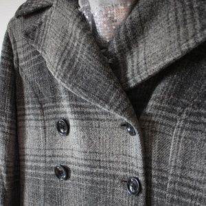 Gray Check Fall Jacket
